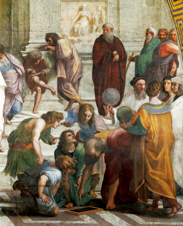   拉斐尔·桑西  Raffaello Santi  ——雅典学院局部 (5)